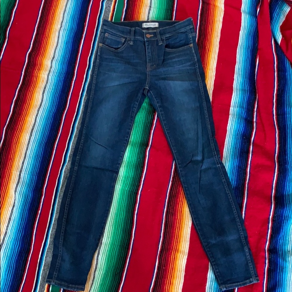 Madewell 9” HR Skinny in Surfside wash.